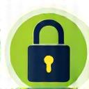 Secure data lock icon